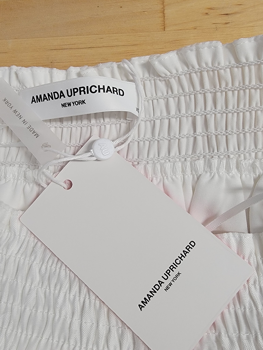 Amanda Uprichard White Tiered Mini Skirt & Top - Picture 5 of 6